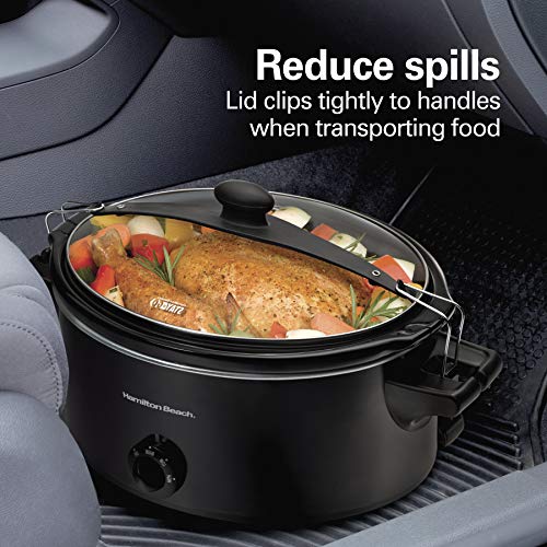 Stay or Go Portable Slow Cooker with Lid Lock