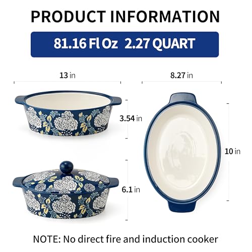 Ceramic Casserole Dish With Lid