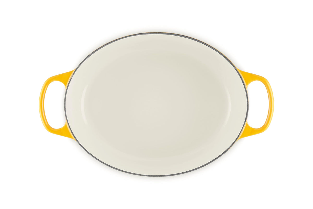 Enameled Cast Iron Oval Dutch Oven