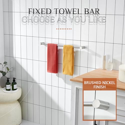 Towel Bar Brushed Nickel 24