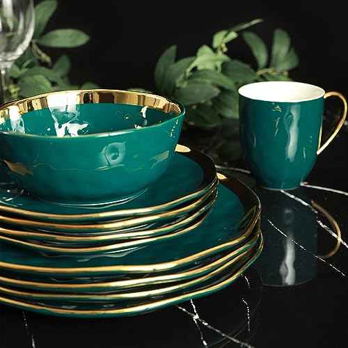 Florian Modern Porcelain Dish Set (8 Count)