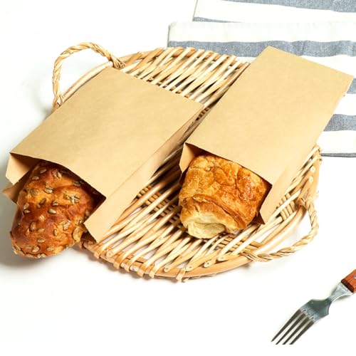 Sandwich Bags 6 x 9.5 x 1.6inch for Business Bakery (50 Count)