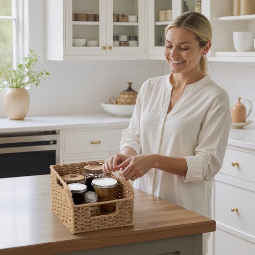 Wicker Baskets for Organizing (2 Count)