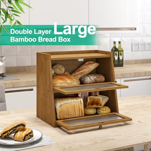 Bread Box for Kitchen Counter