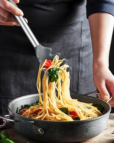 Silicone Spaghetti Spoon and Pasta Tong
