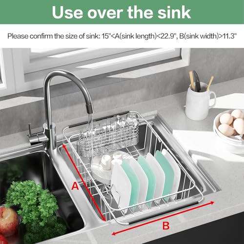 Large Sink Dish Drying Rack