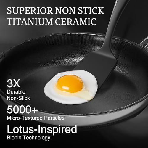 Non Stick Frying Pans without Lid