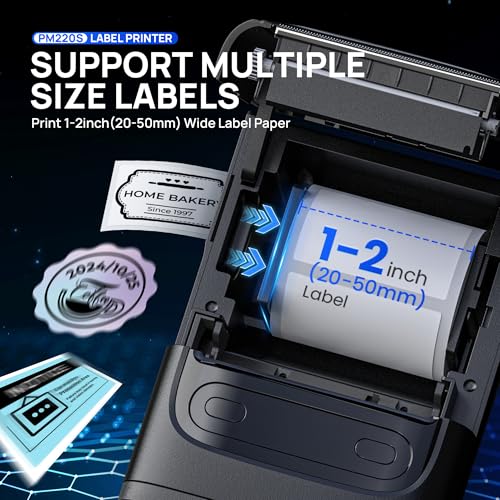 PM220S Label Maker Machine with Tape