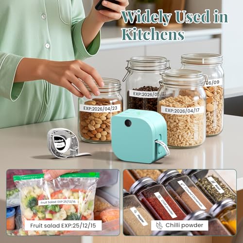 P12 Label Maker Machine with 1 Tape