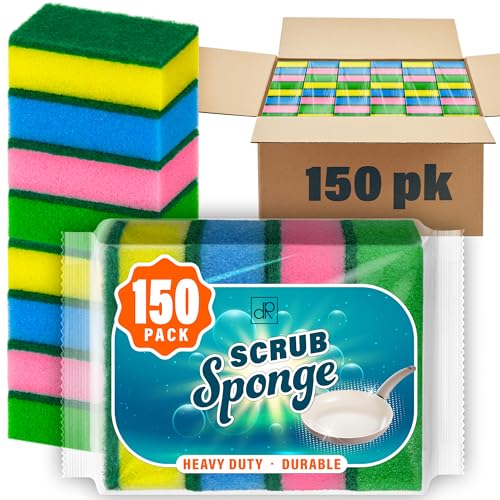 150 Kitchen Scrub Sponges (150 Count)