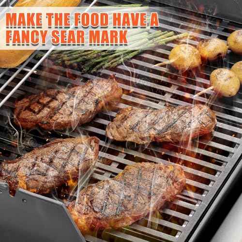 18.7 Inch Cast Iron Grill Grates for Weber Genesis II 400 Series