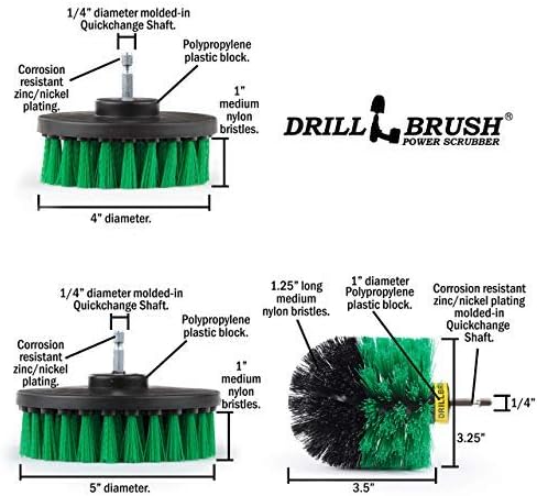 Cleaning Supplies - Kitchen Accessories - The Ultimate Kitchen Drill Brush Attachment Kit - Crock Pot - Cast Iron Skillet - Countertops - Cooktop - Oven - Sink - Backsplash - Trash Can – Flooring - Culinary Roots