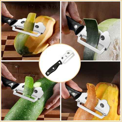 Vegetable Peeler Ergonomic Handle Stainless Steel for Potato Fruit