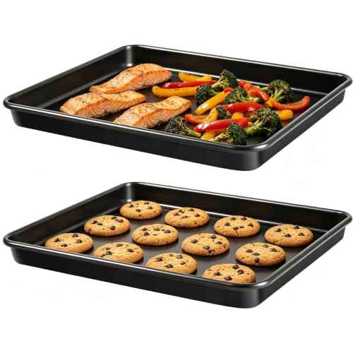 12.7 Inch Nonstick Baking Sheets & Cookie Trays for Oven