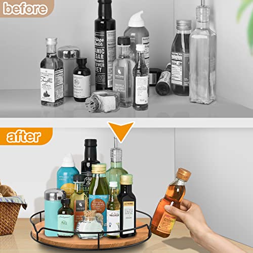 Lazy Susan Turntable Organizer for Cabinet Pantry Kitchen Countertop Refrigerator Cupboard