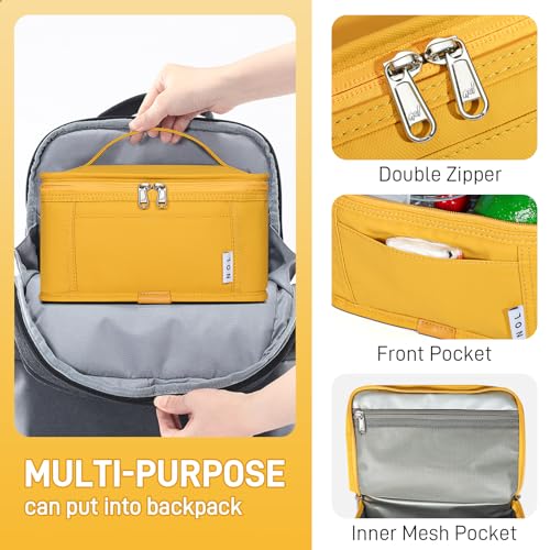 NOL Small Lunch Bag Mini Lunch Box Insulated Lunch Bag for Men