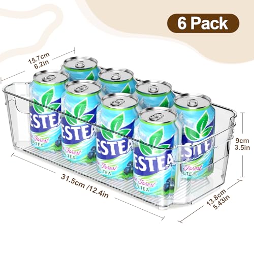 Clear Fridge Organizer (6 Count)