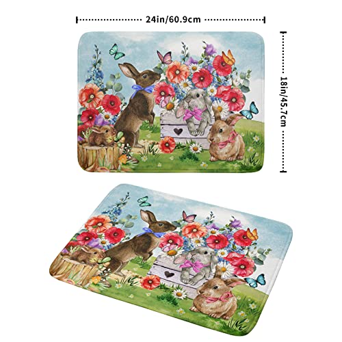 Spring Rabbit Dish Drying Mat