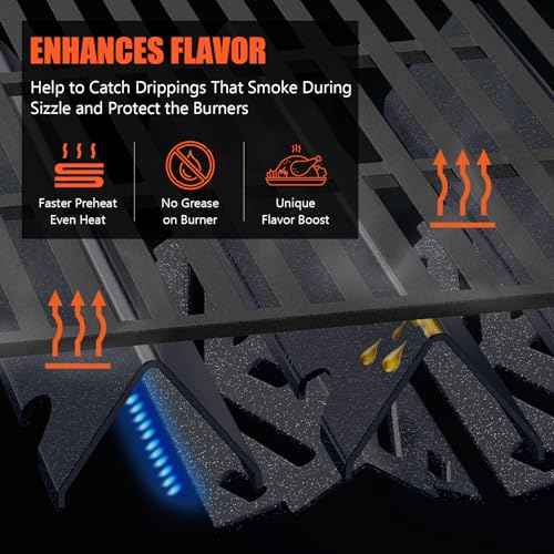 17" Flavorizer Bars & Grill Heat Deflectors for Weber Genesis II 400 Series