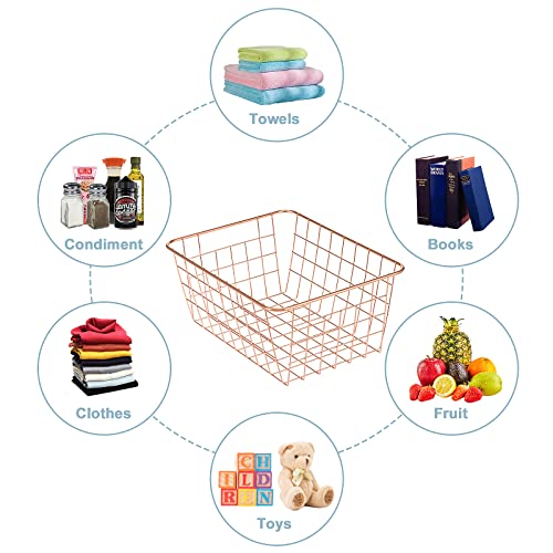 Wire Kitchen Storage Basket 4 Packs