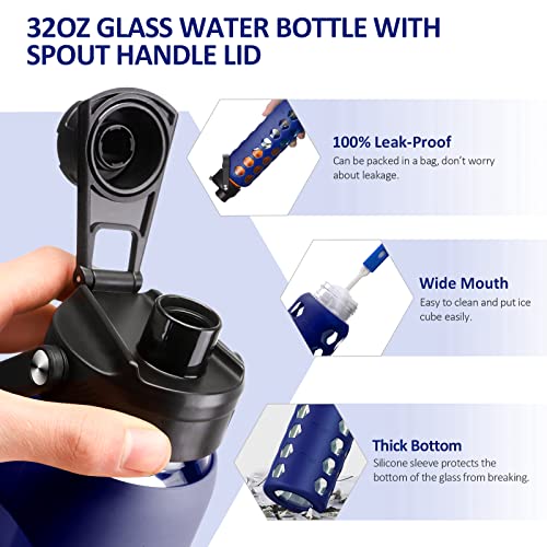 24oz Glass Water Bottle