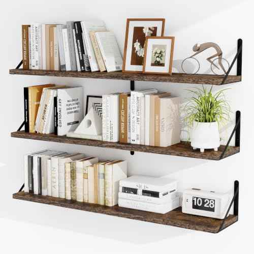 Floating Book Shelves for Wall