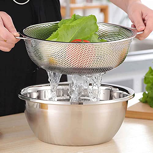 Colander 5qt Stainless Steel Micro