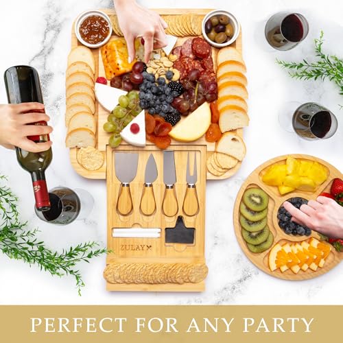 Premium Bamboo Charcuterie Board