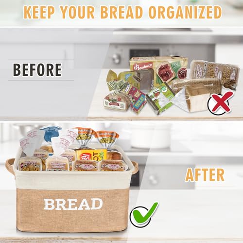 Bread Storage Basket for Kitchen
