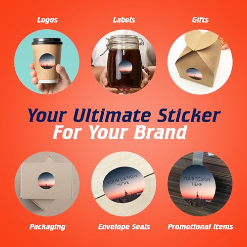 Custom Vinyl Stickers Your Image (100 Count)