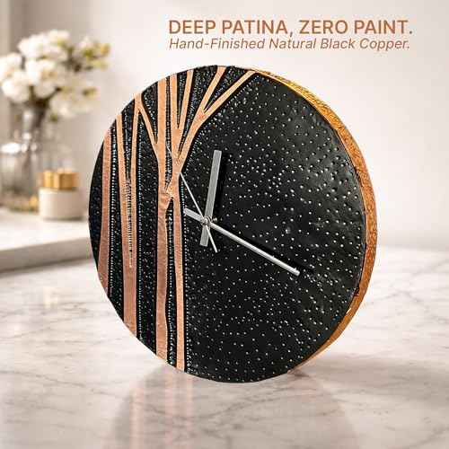 Handmade Copper Wall Clock Artisan Touch in Every Piece