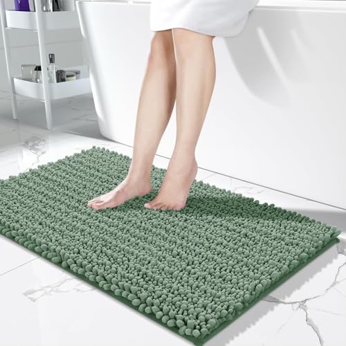 Long Bathroom Rugs Non Slip Washable 44x24 Inch