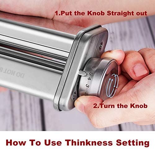 3Pcs Pasta Attachment for KitchenAid Stand Mixer
