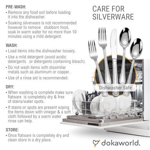 Stainless Steel Flatware (40 Count)