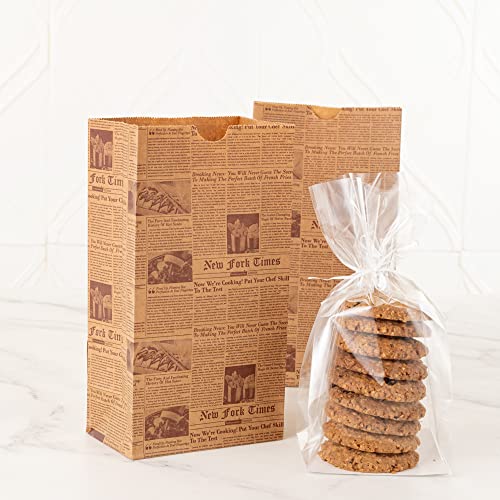 Kraft Paper Newsprint Bag (100 Count)