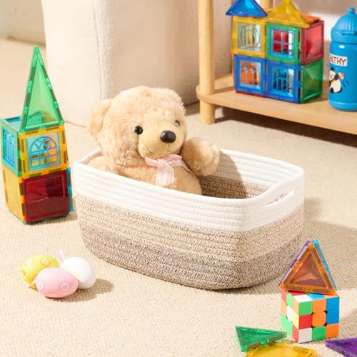 Small Storage Baskets for Organizing (3 Count)