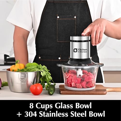 Food Processors (2 Sets (8 Cup Each))