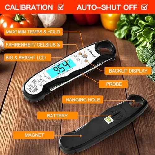 Digital Instant Read Meat Thermometer for Cooking