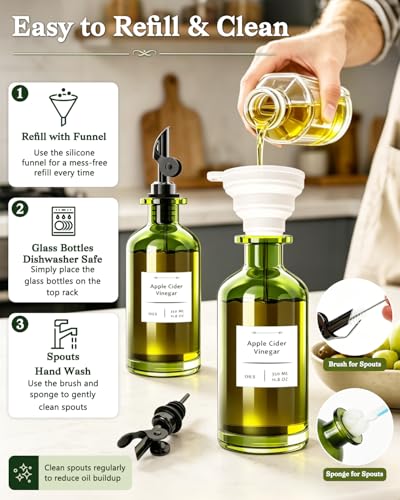 Olive Oil Dispenser Set of 2 (2 Count)