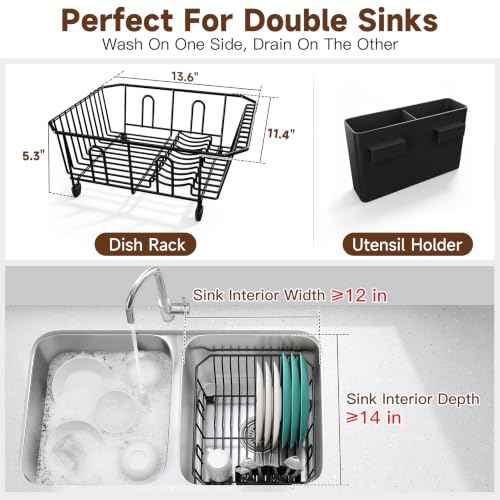 in Sink Dish Drying Rack