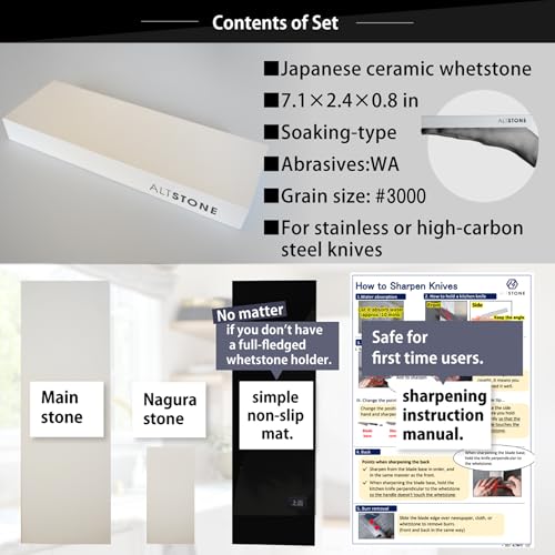 FUKAMI Whetstone Sharpening stone finishing fine grit 3000 w