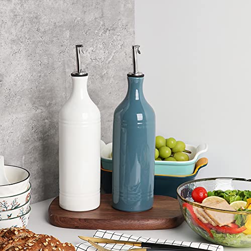 Sweejar Large Ceramic Olive Oil Dispenser Bottle