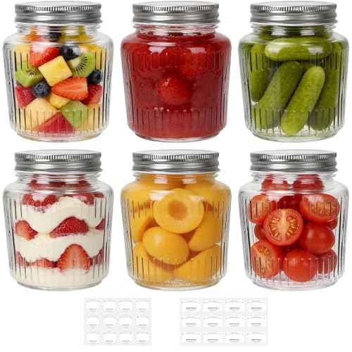 Glass Mason Jars with Lids (10 Count)
