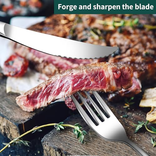 20 Piece Silverware Set for 4 with Steak Knives (20 Count)