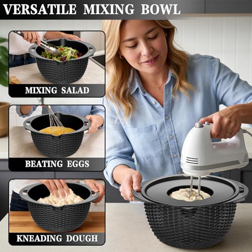 4 1 Colander with Bowl Set