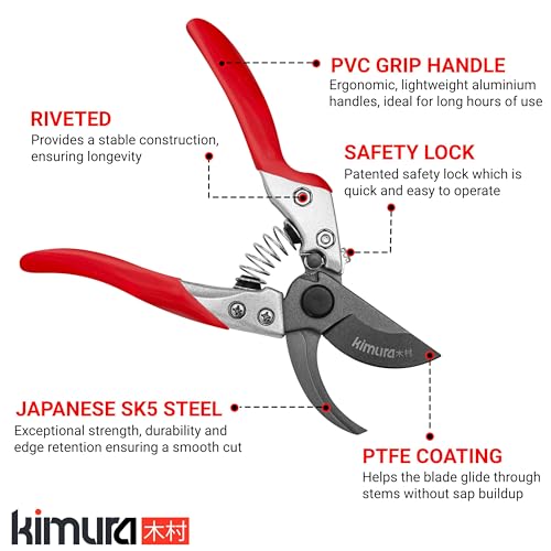 8" Pro Bypass Pruning Shears
