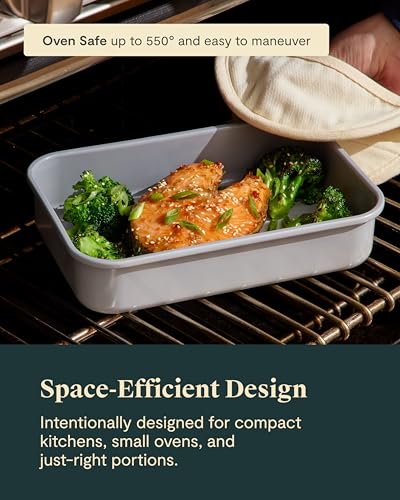 Non Stick 9" x 6.5" Small Rectangle Baking Pan Duo (2 Count)