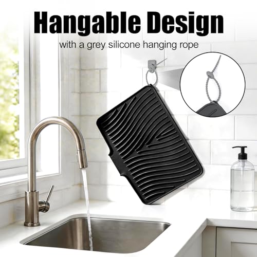 Silicone Dish Drying Mat for Kitchen Counter