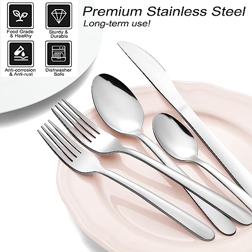 24 Piece Silverware Set (24 Count)
