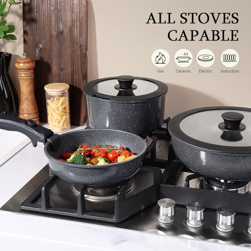 Ceramic Pots and Pans Set Non Stick